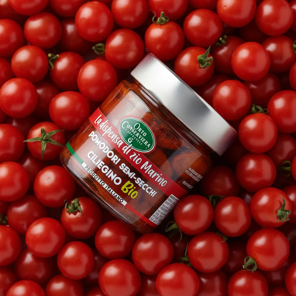 Halvtørkede Cherrytomater Fra Sicilia